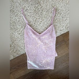 Victoria’s Secret crush velvet sleep top
